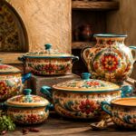 Cazuela de Barro Floral Premium | TONALI