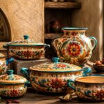 Cazuela de Barro Floral Premium | TONALI