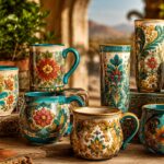 Set Tazas y Vasos Talavera Riviera | TONALI