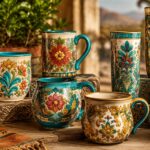 Set Tazas y Vasos Talavera Riviera | TONALI