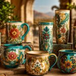 Set Tazas y Vasos Talavera Riviera | TONALI