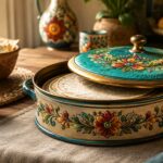 Tortillero Artesanal Sol Turquesa | TONALI